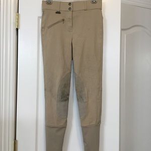 DUBLIN Equestrian Knee Patch Breeches, Size 24